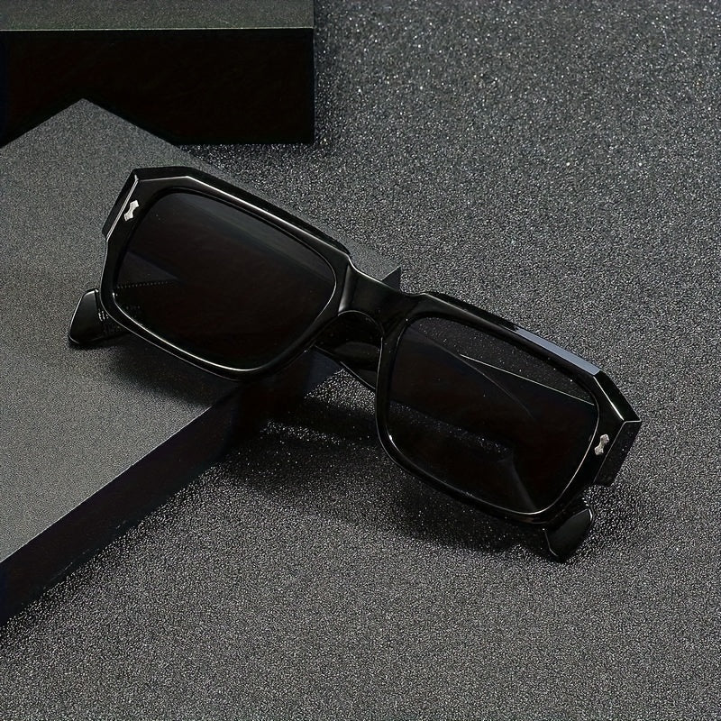 Men's Square Fashion Glasses | Full Rim & PC Frame | Unique design