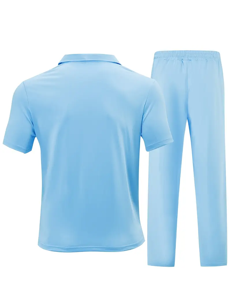 Men's set | Trendy & Comfortable | Zip T-shirt & Pants | Daily Use