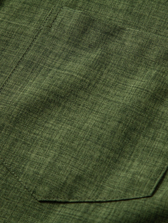 Men's Set | Short-Sleeve Shirt & Straight Trousers | Breathable & Casual | Lightweight