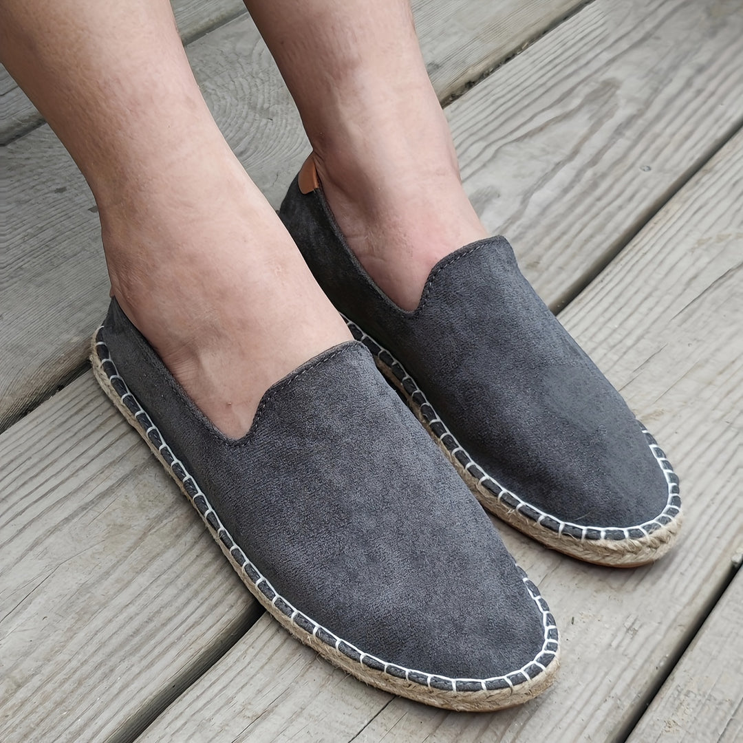 Men's Loafers | Breathable & Handmade | Linen Sole & Canvas | Casual Slip-On