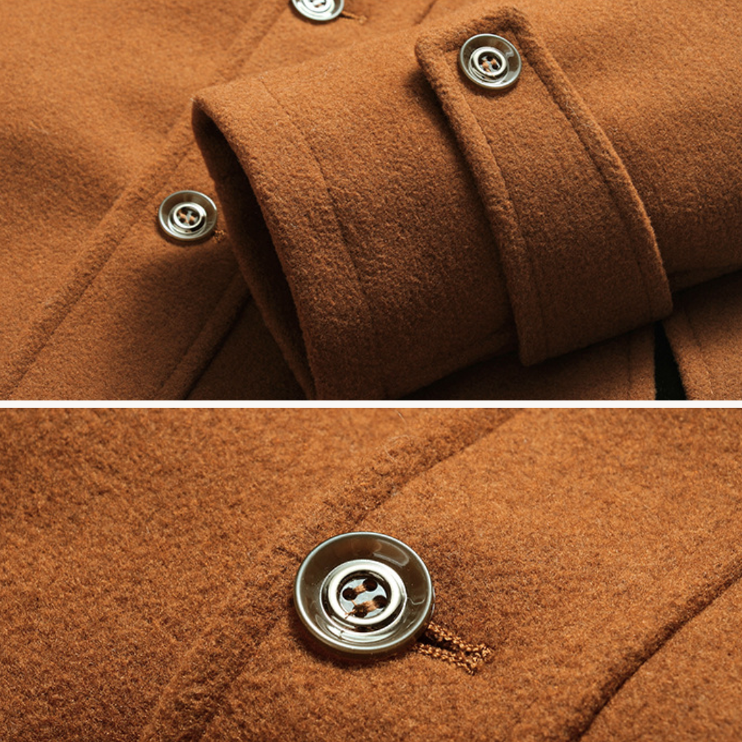 Elegant wool coat for men with timeless warmth and ultimate comfort | Ezra