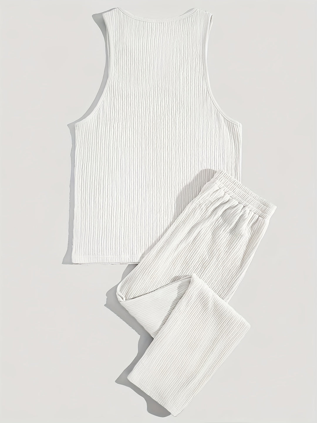 Men's Set | Comfortable Tank Top & Trousers | Casual Summer Fashion