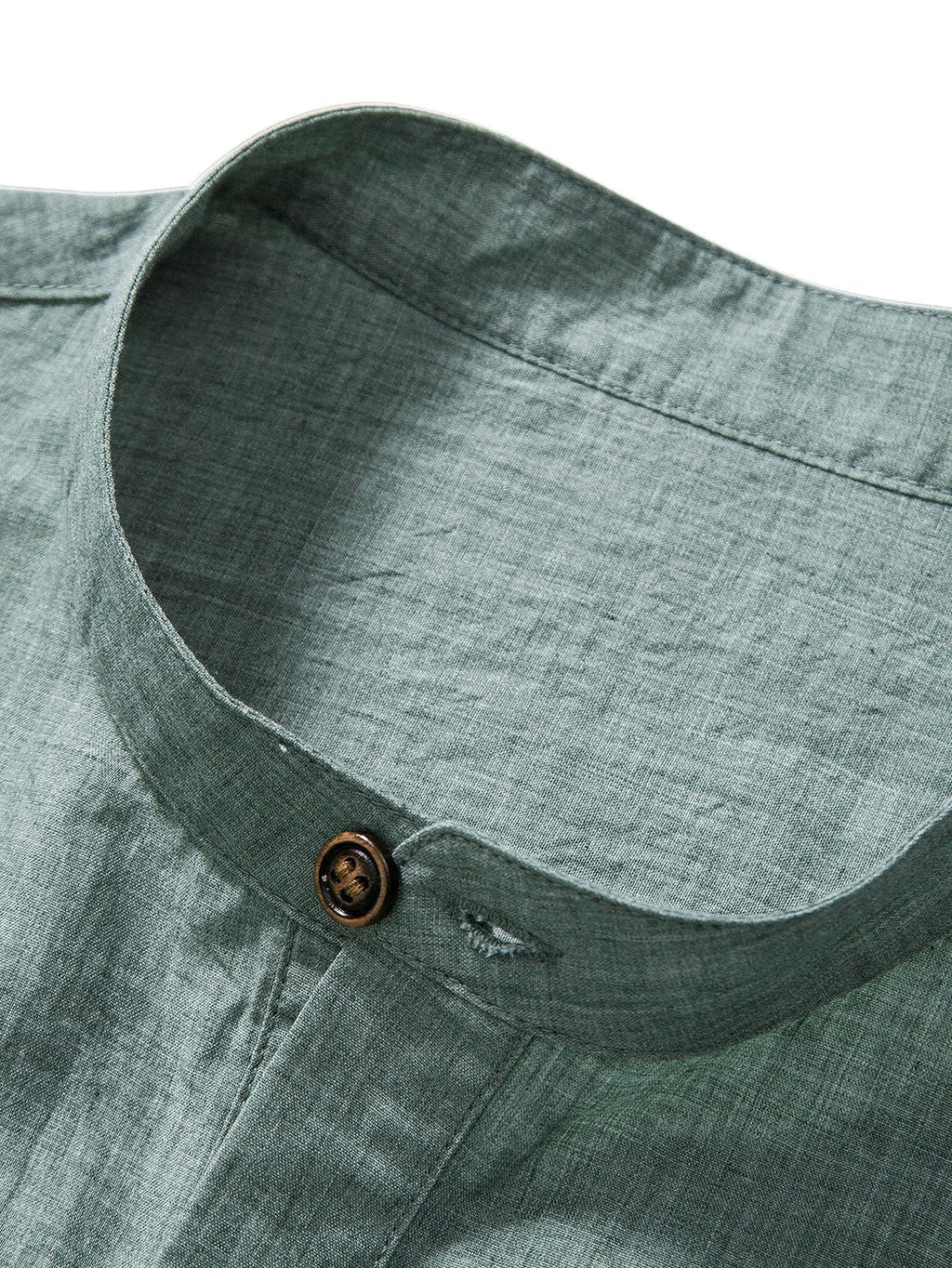 Men's Set | Short-sleeve Shirt & Trousers | Breathable & Casual | Linen Blend & Cotton