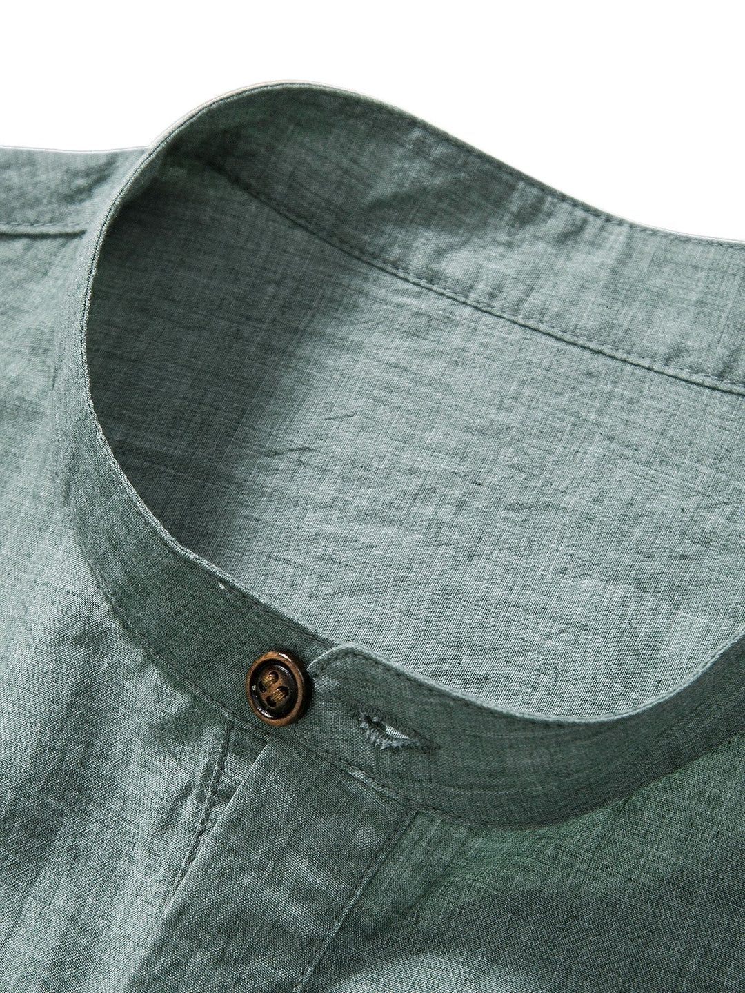 Men's Set | Short-sleeve Shirt & Trousers | Breathable & Casual | Linen Blend & Cotton