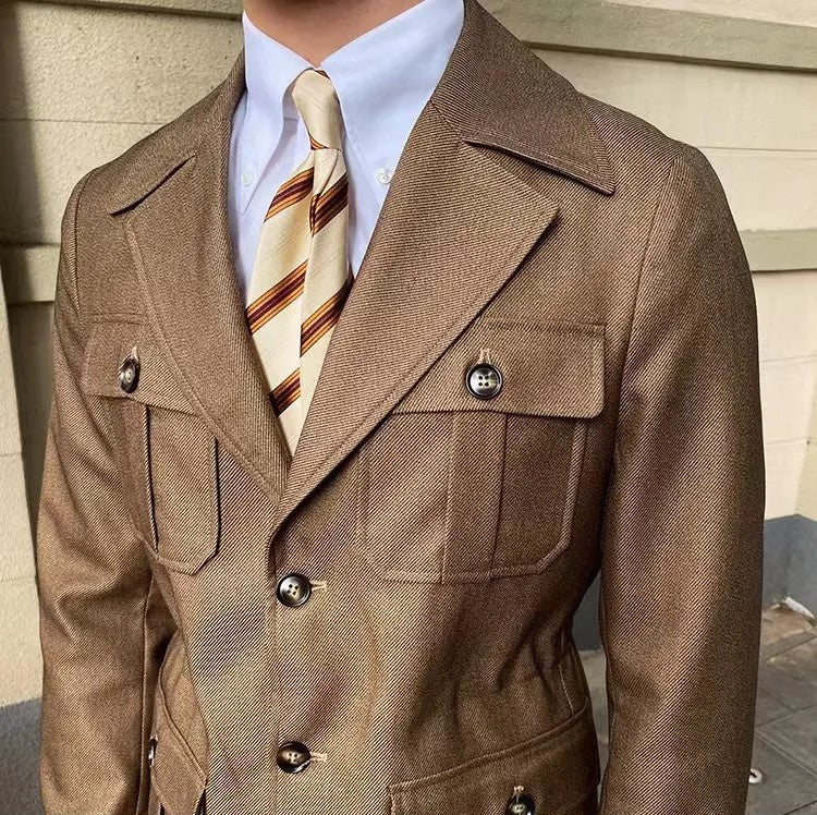 Elegant and unique men's summer coat with classic style and timeless design | Lucas