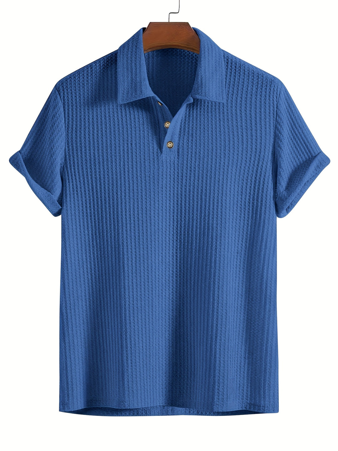 Men's Ribbed Shirt | Soft & Breathable | Stretch & Short Sleeves