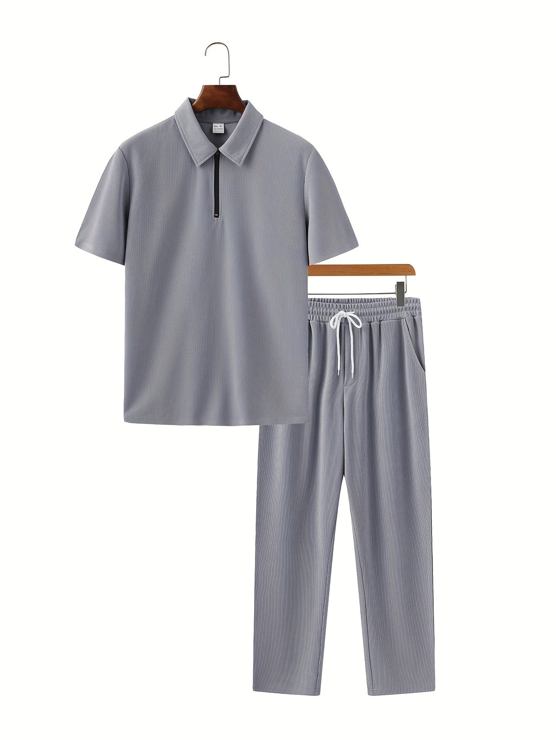 Men's Two-piece Set | Short-Sleeve Shirt & Pants | Casual & Comfortable