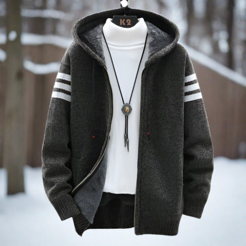 Cozy Winter Jacket with Hood for Men with Ultimate Warmth and Unique Style | Stijn