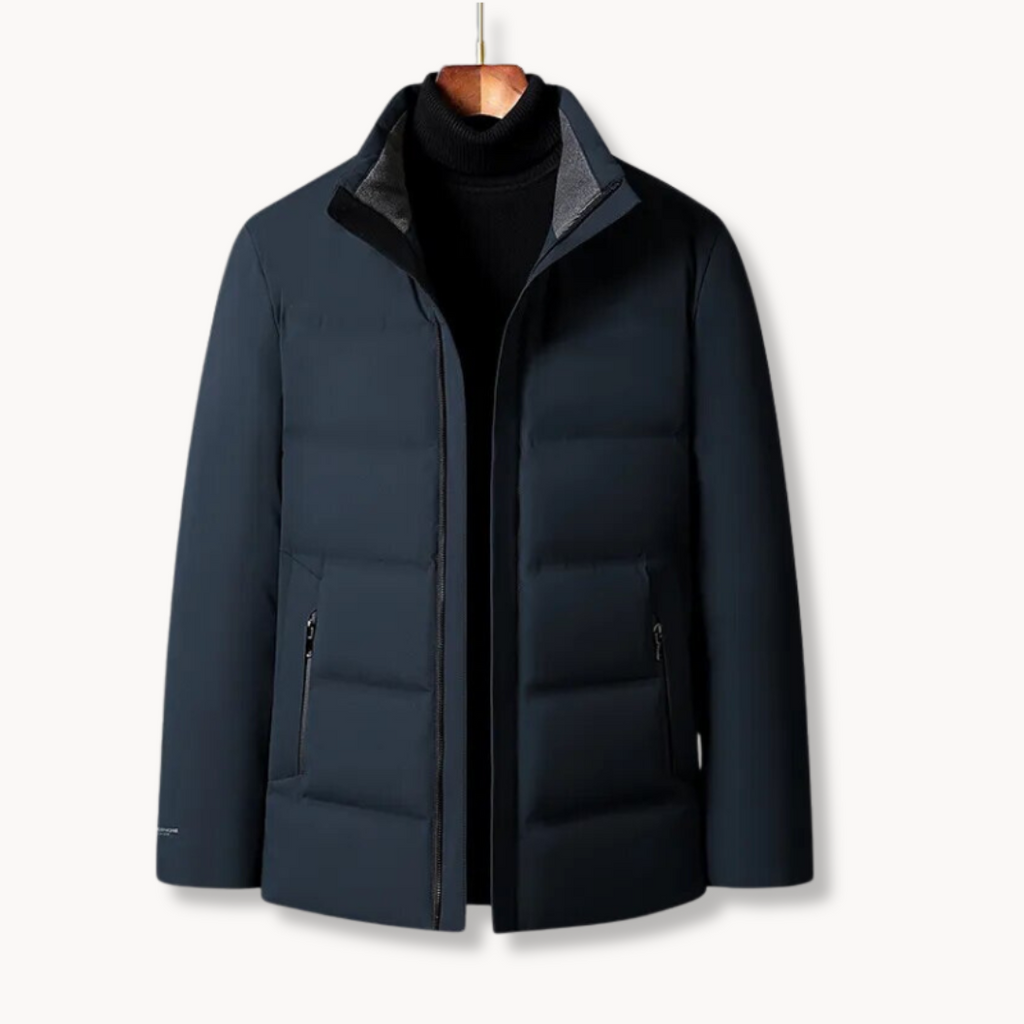 Cosy windproof quilted winter coat for ultimate warmth and exceptional comfort | Stijn