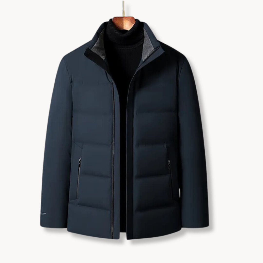 Cosy windproof quilted winter coat for ultimate warmth and exceptional comfort | Stijn