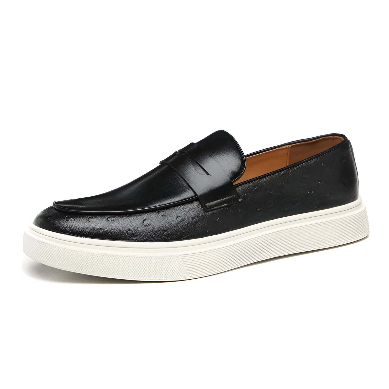 Men's shoes | Leather Slippers | Comfortable Thick Sole | Casual & Tailored