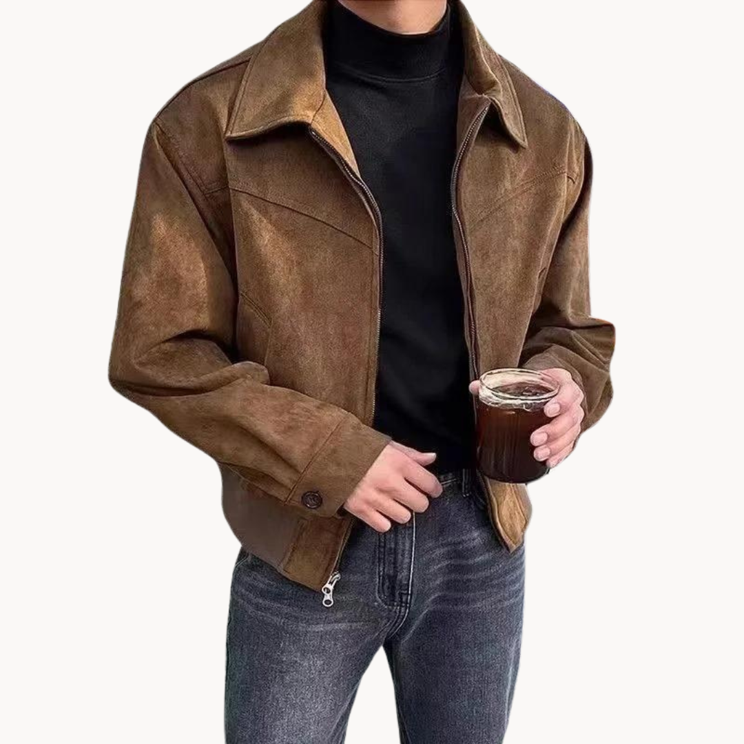 Casual Bomber Jacket for Men with Zip and Comfortable Fit | Joep
