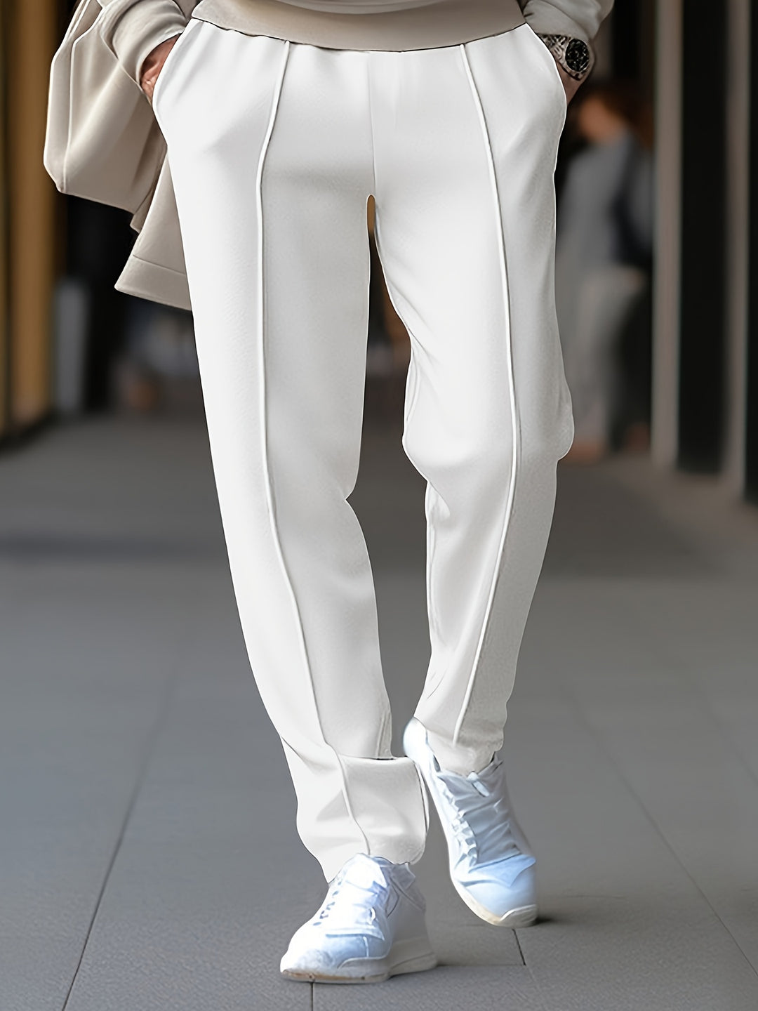 Men's Sports Pants | Lightweight & Breathable | Drawstring | Slim Fit