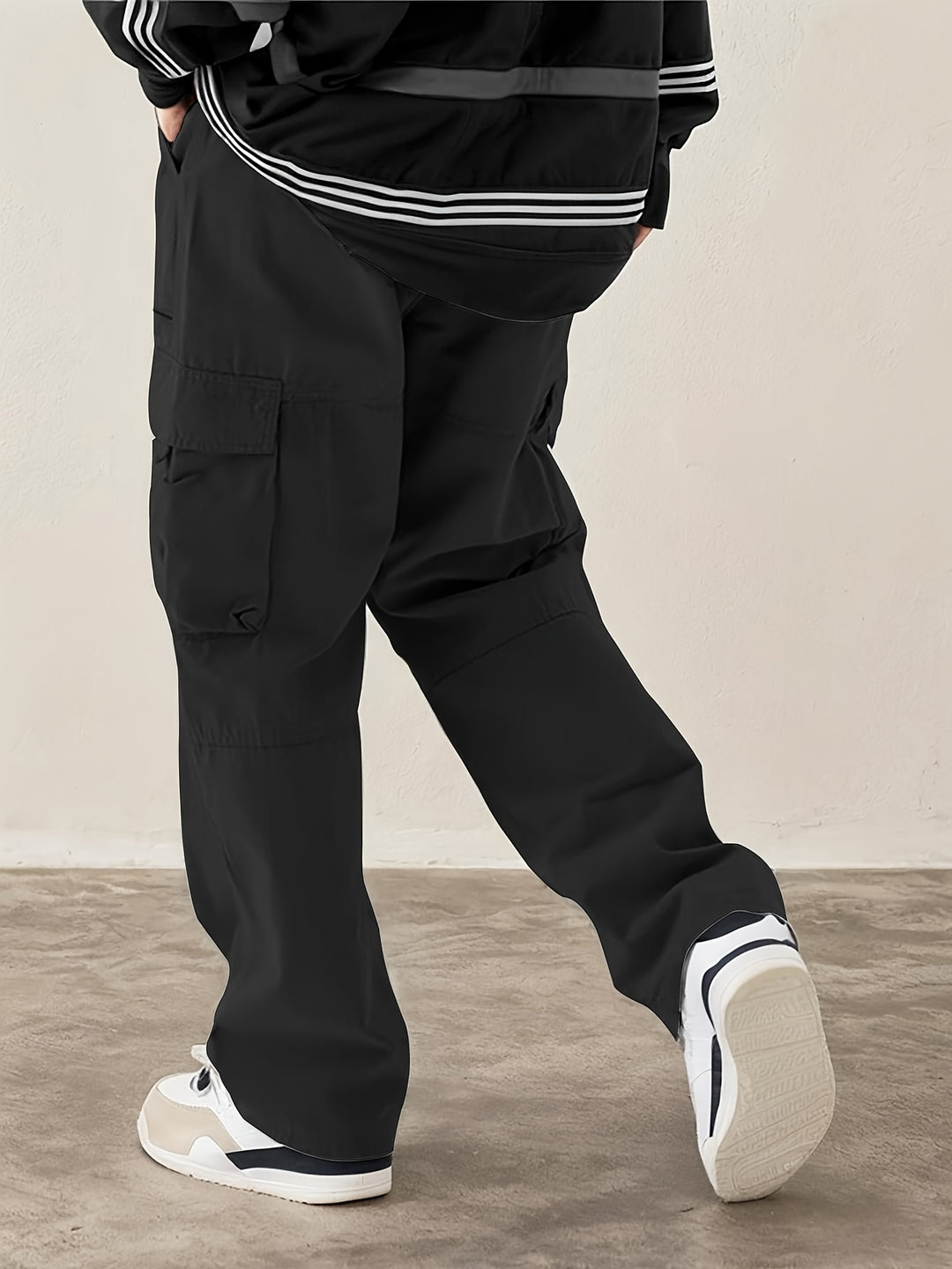 Men's Cargo Trousers | Drawstring & Flap Pockets | Comfortable & Durable | Streetwear