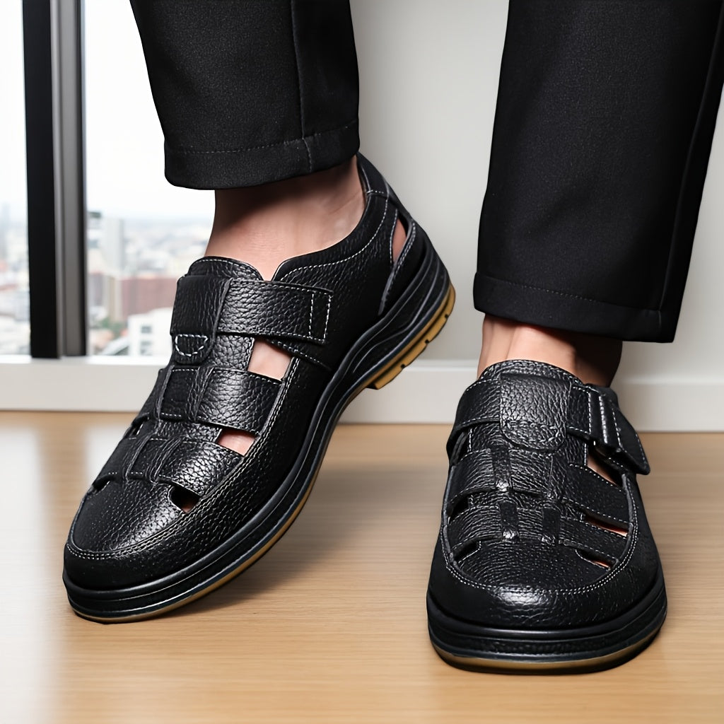 Men's Sandals | Breathable & anti-odour | Comfortable & Durable | Cowhide Upper