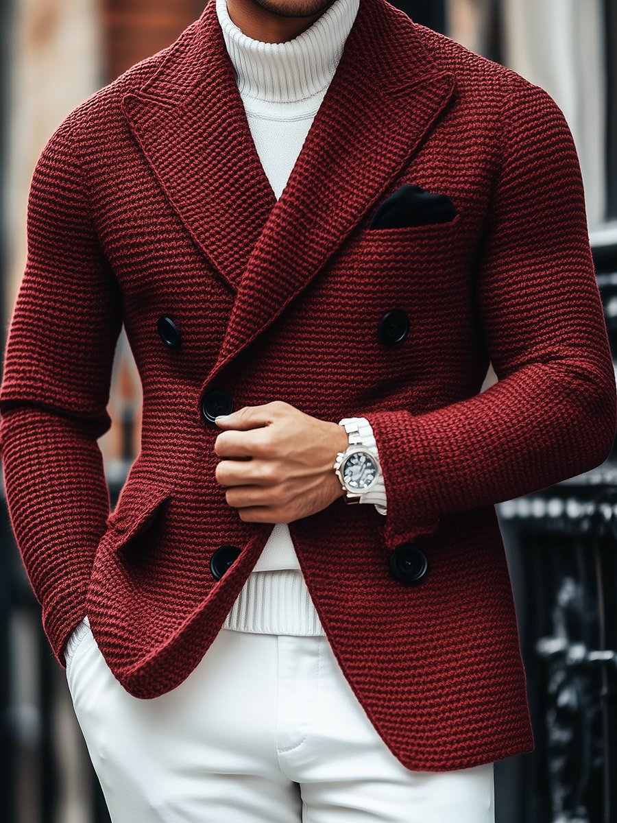Casual and classic blazer for men with refined elegance and charismatic style | Philip