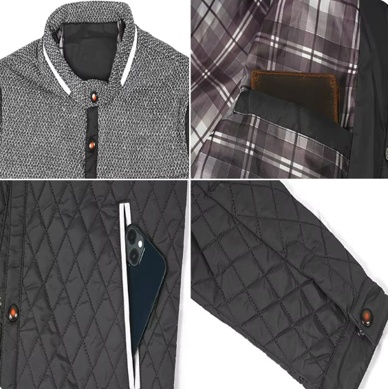 Cosy men's jacket with insulated lining for superior warmth and effortless style | Finn