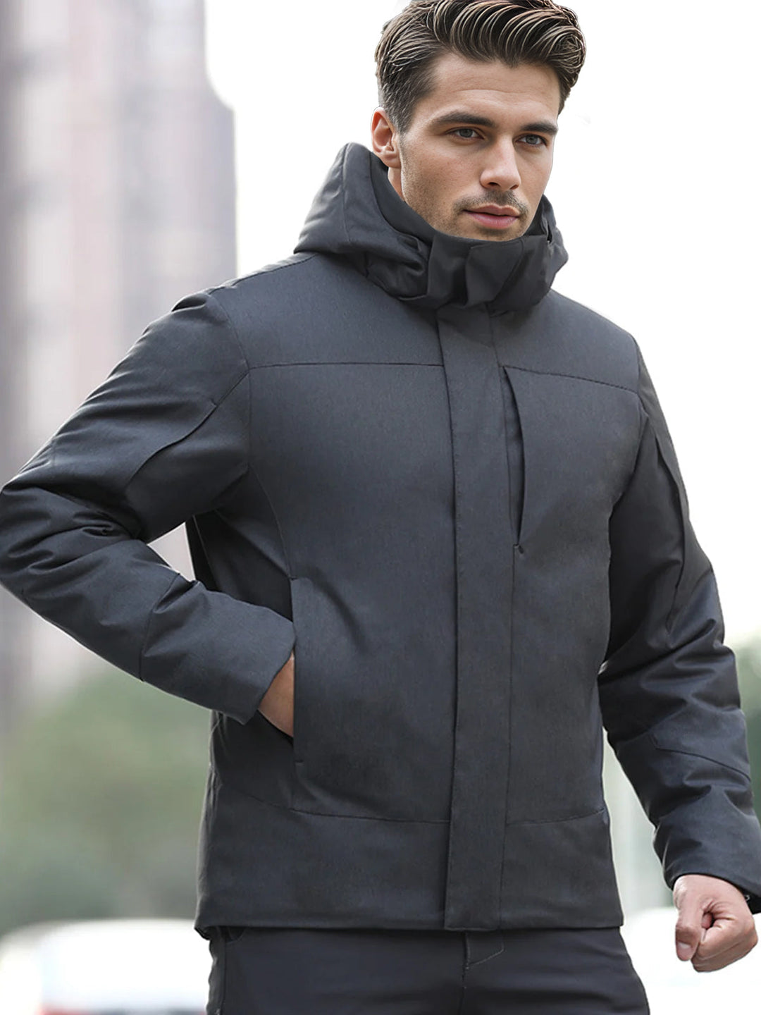 Insulated and stylish jacket for men with superior warmth and modern design | Jason