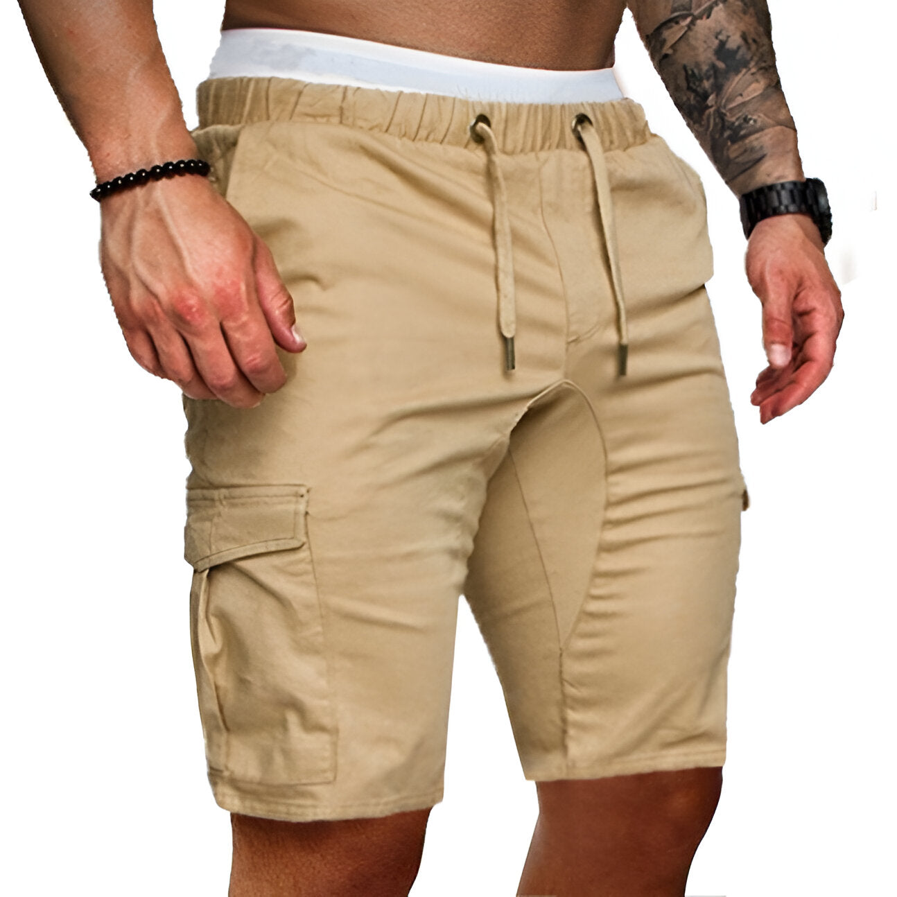 Men's Cargo Shorts | Woven Fabric with Multiple Pockets | Casual & Outdoor