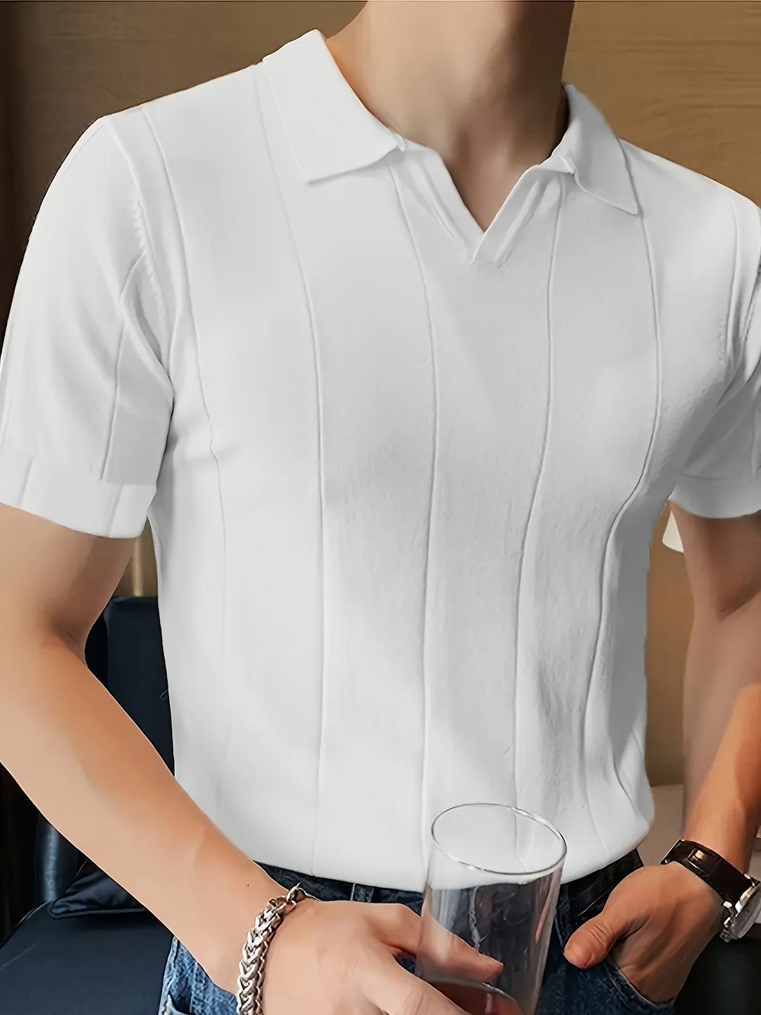 Lightweight and versatile men's short-sleeved polo shirt for casual and sportswear | Dani