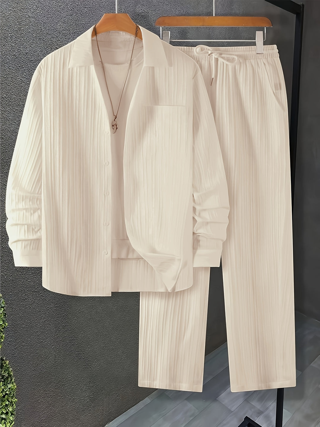 Men's Summer Set | Striped & Stretch | Fashionable & Comfortable