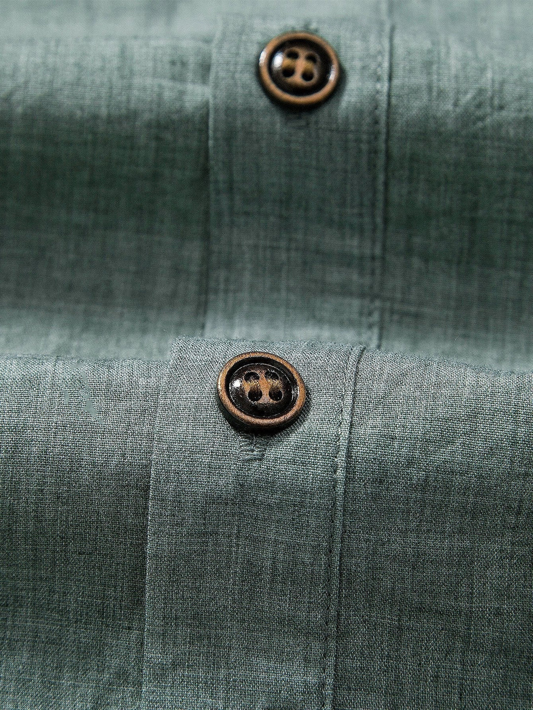 Men's Set | Short-sleeve Shirt & Trousers | Breathable & Casual | Linen Blend & Cotton