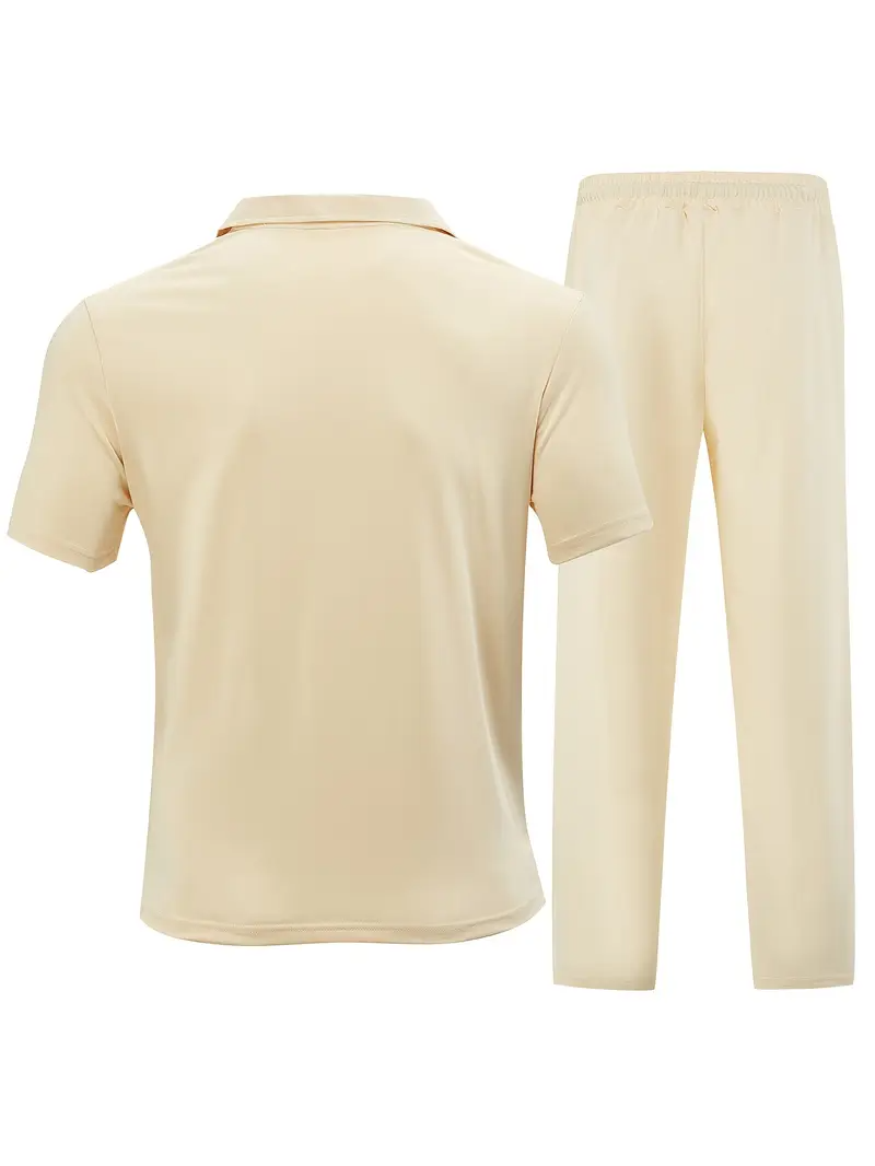 Men's set | Trendy & Comfortable | Zip T-shirt & Pants | Daily Use
