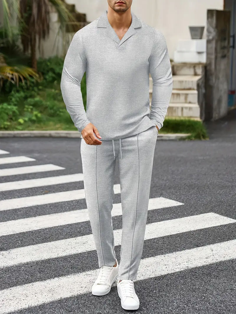 Men's set | Modern & Stylish | Casual & Solid Colour | Unique Design