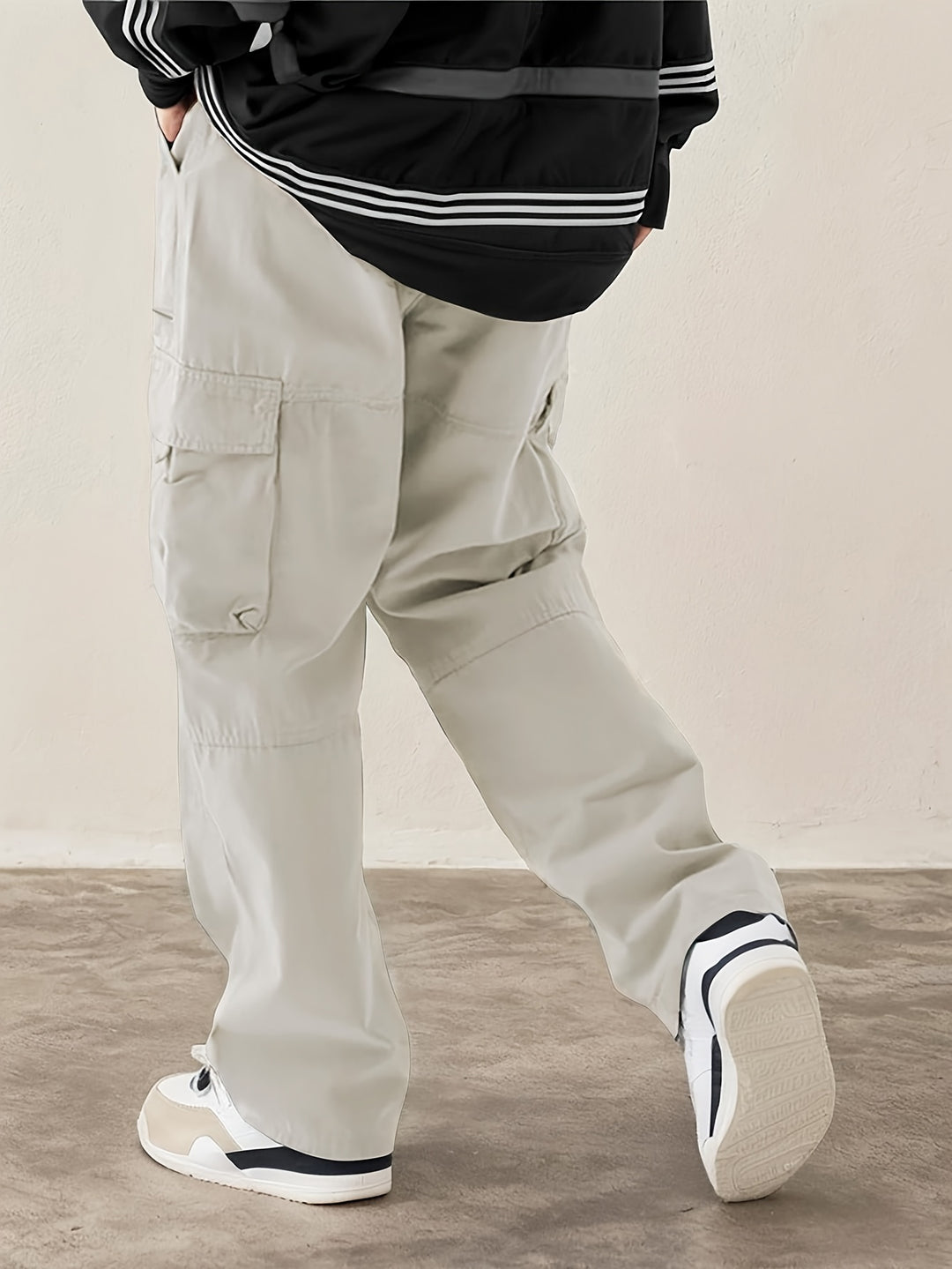 Men's Cargo Trousers | Drawstring & Flap Pockets | Comfortable & Durable | Streetwear