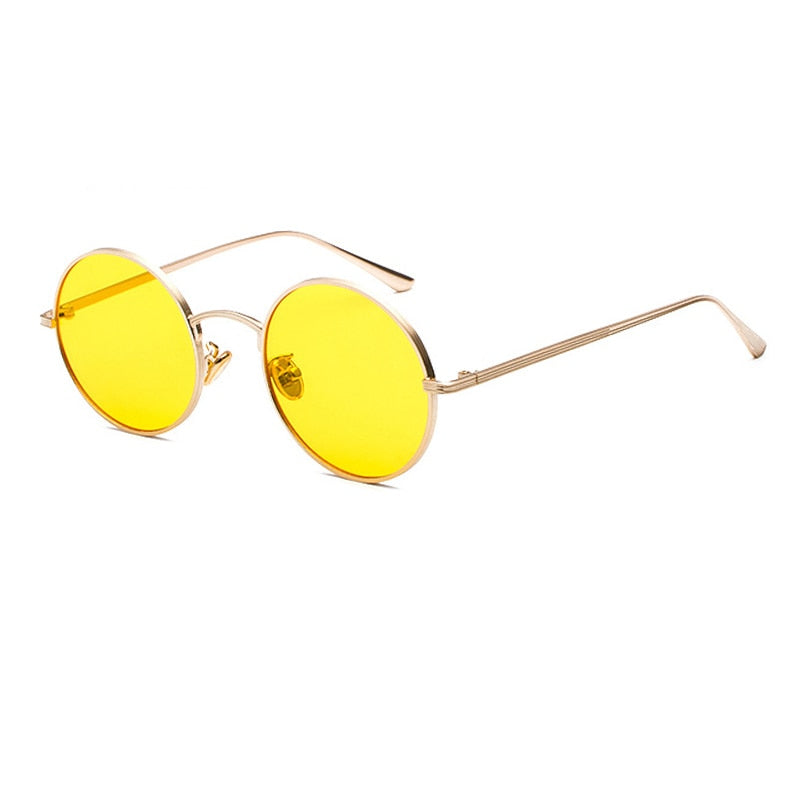 Sunglasses Men's | Round Metal Frame | Vintage Retro Look | Classic Design