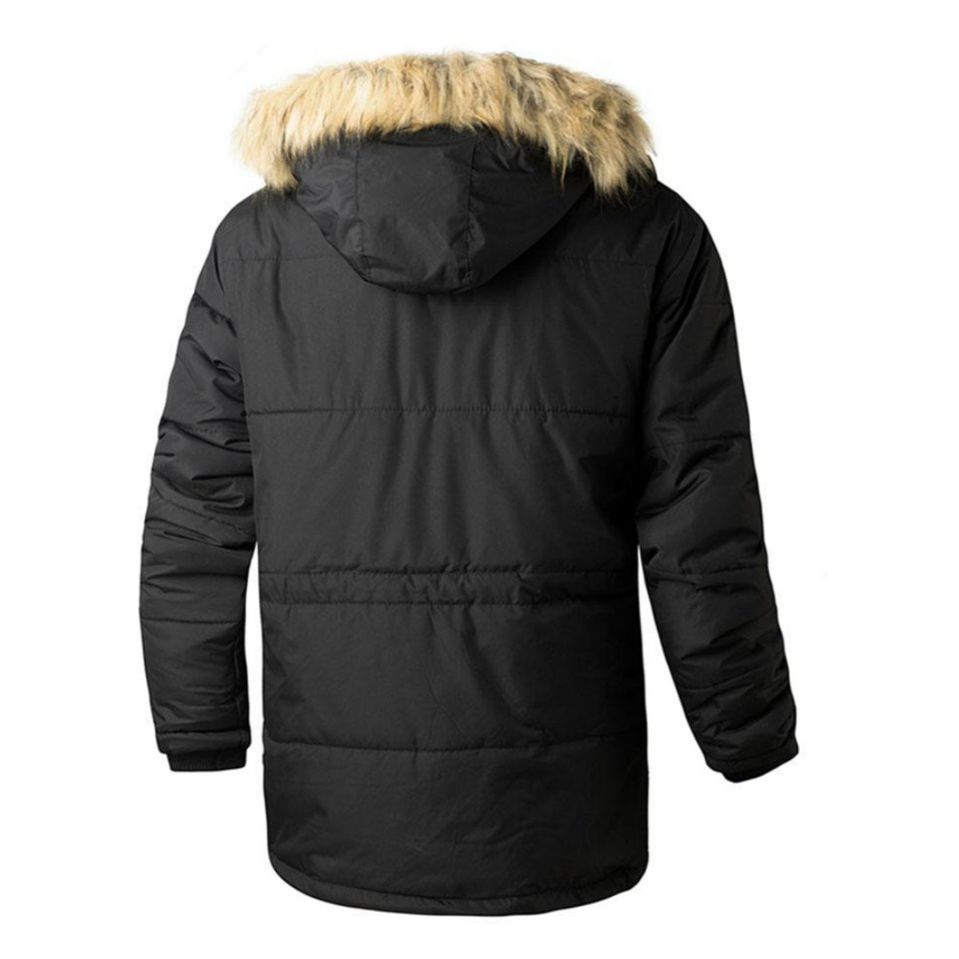 Dynamic winter jacket with detachable hood for ultimate comfort and effortless style | Bass