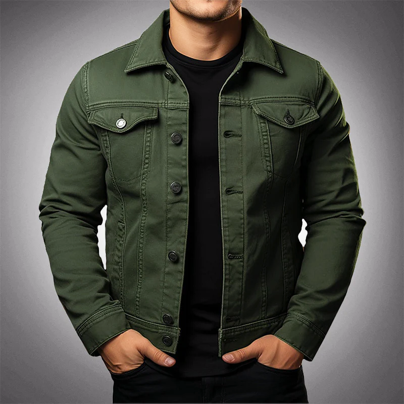 Classic Denim Jacket | Durable & Stylish | Versatile Cotton | Men's