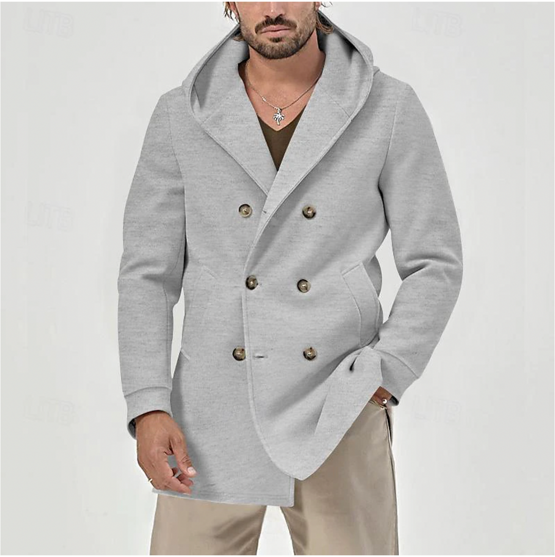 Elegant and soft mackintosh for men with timeless warmth and chic style | Nathan
