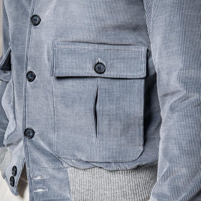 Bold men's corduroy jacket with timeless design and comfort | Dennis