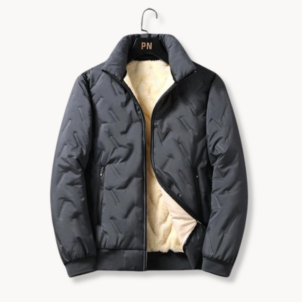 Luxury Kashmir down jacket for men with ultimate warmth and trendy style | Koen