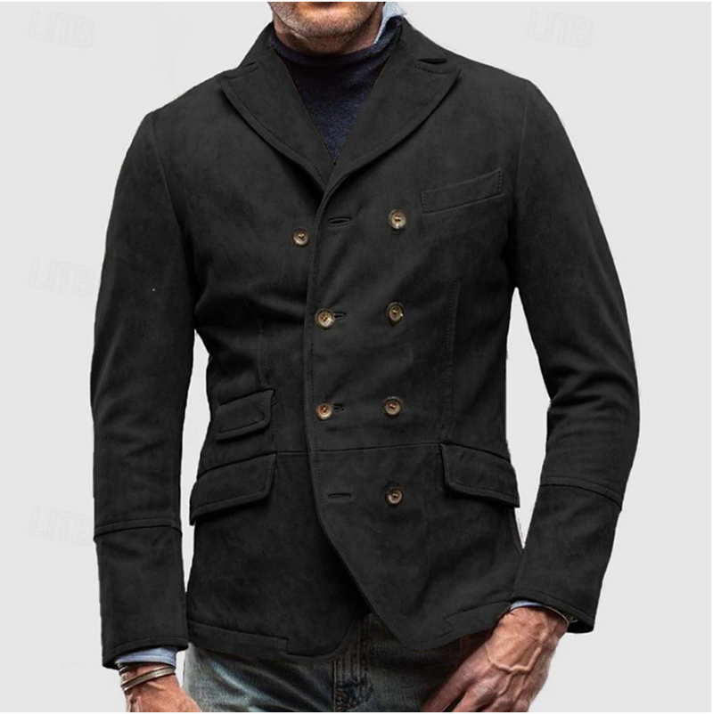 Chic and classic jacket for men with timeless look and retro style | Lars