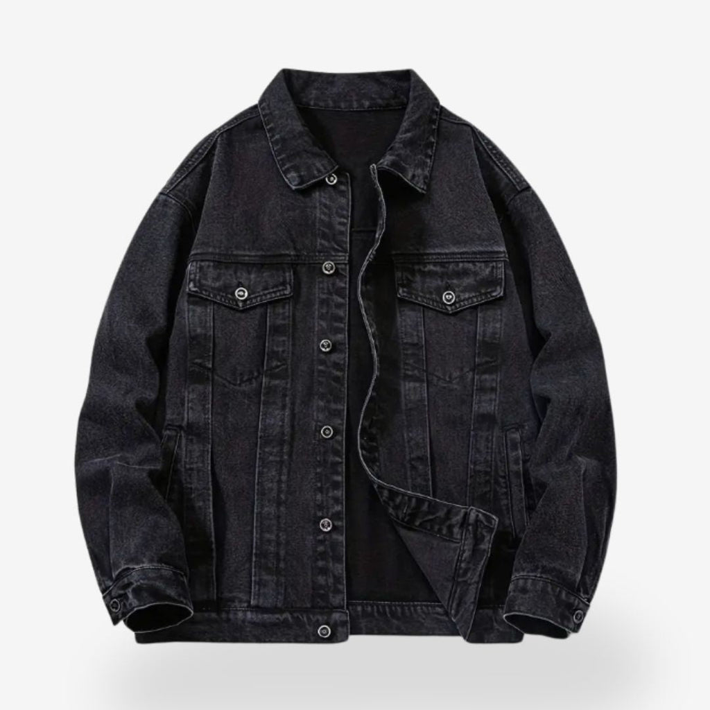 Classic denim jacket with multiple pockets for effortless style and versatile comfort | Kyan
