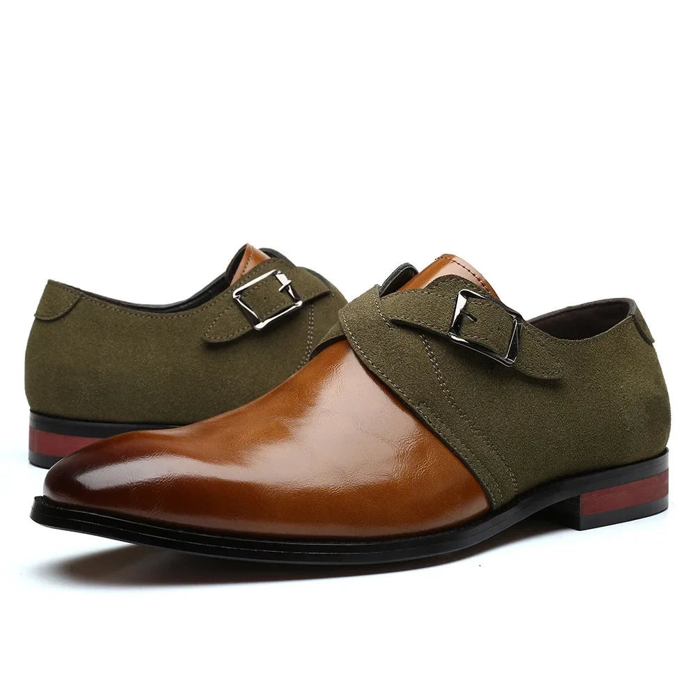 Men's Instep Boots | Double Monk Strap | Breathable & Comfortable | Vegan Leather