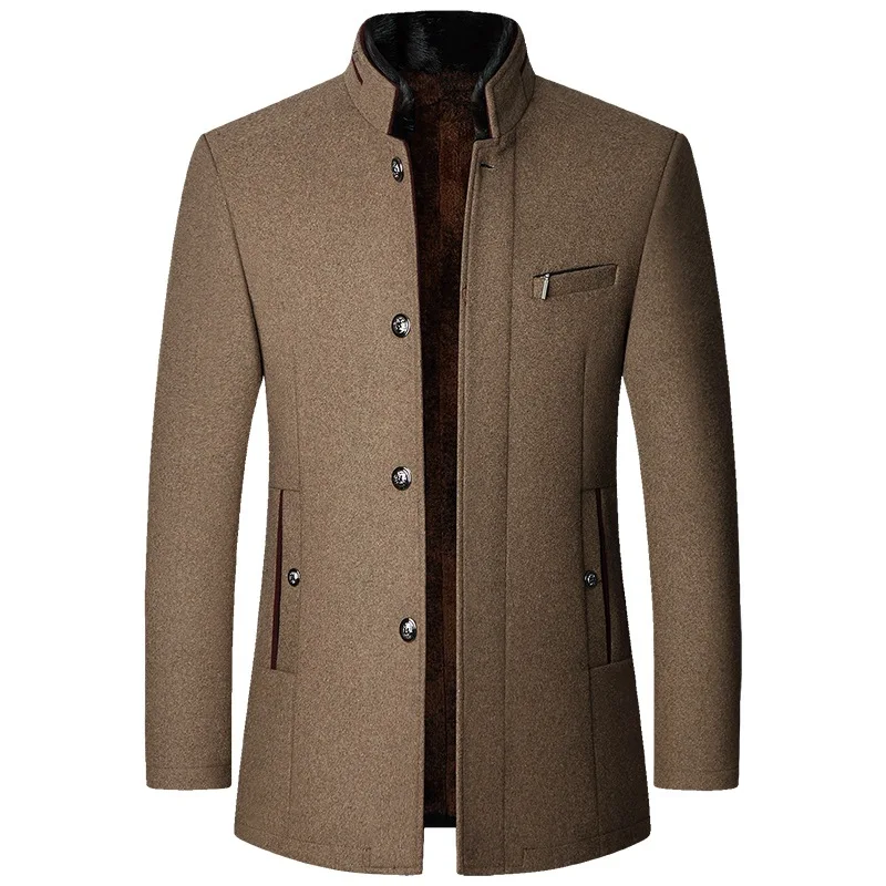 Elegant wool coat for men with timeless warmth and refined style | William