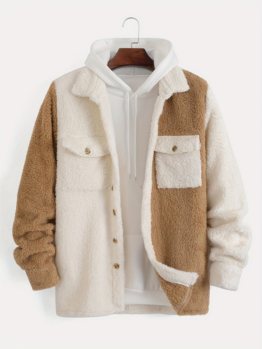 Classic wool fleece jacket with button closure for ultimate warmth and style | Roel