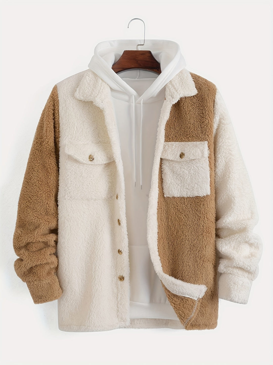 Classic wool fleece jacket with button closure for ultimate warmth and style | Roel