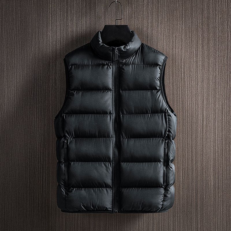 Men's - Quilted Waistcoat - Zip Pockets - Warm Winter Layer - Stylish Insulation
