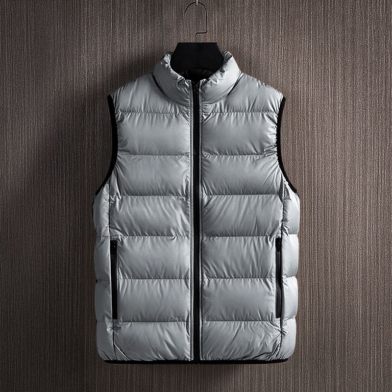 Men's - Quilted Waistcoat - Zip Pockets - Warm Winter Layer - Stylish Insulation