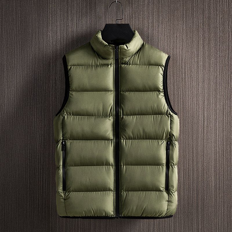 Men's - Quilted Waistcoat - Zip Pockets - Warm Winter Layer - Stylish Insulation