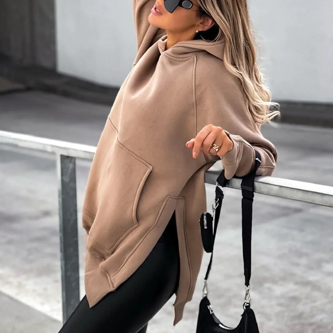 Oversized hooded dress