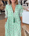 Women's - Spring Dress - Radiant Floral Design - Lightweight Fabric - Perfect for Warm Weather Outings