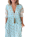 Women's - Spring Dress - Radiant Floral Design - Lightweight Fabric - Perfect for Warm Weather Outings