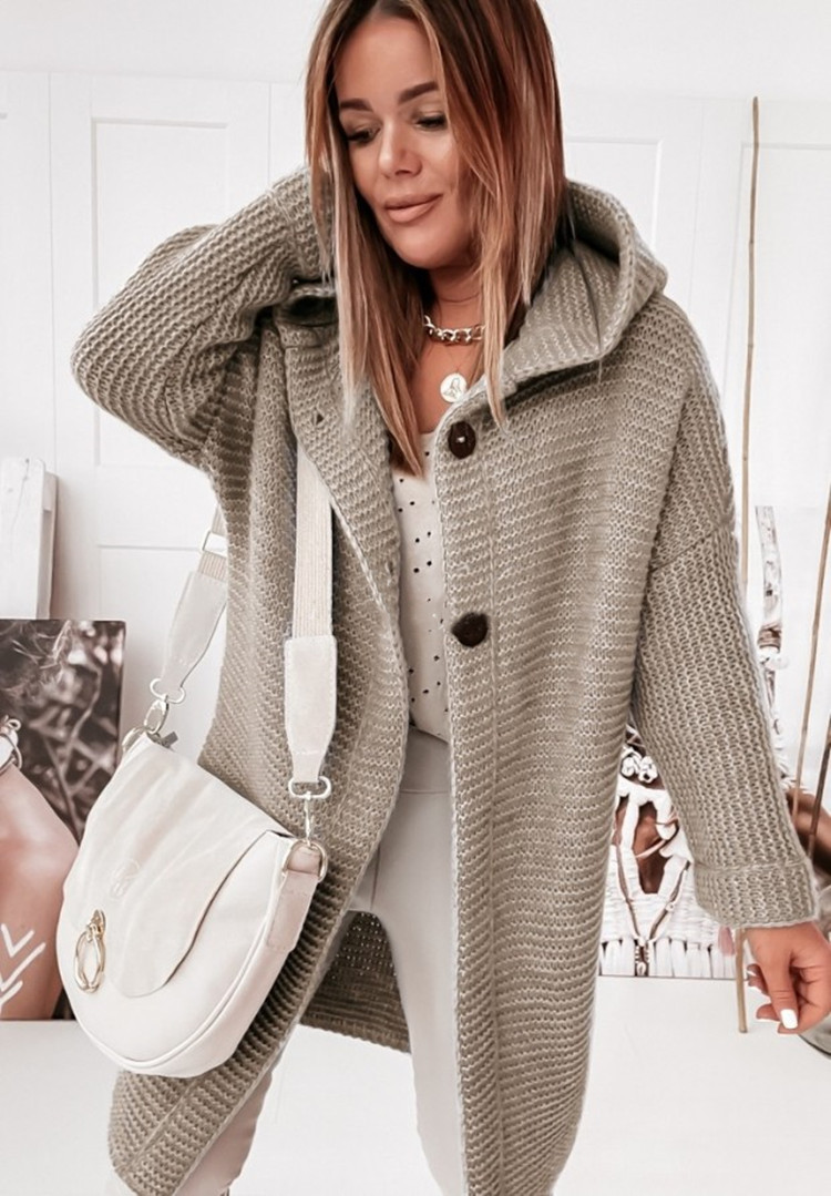 Ella Chic casual coat with hood