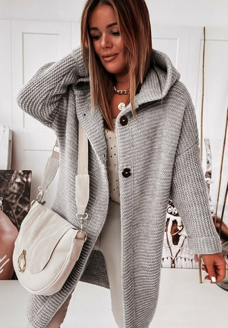 Ella Chic casual coat with hood