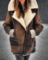 Extra warm, cosy lined jacket for women